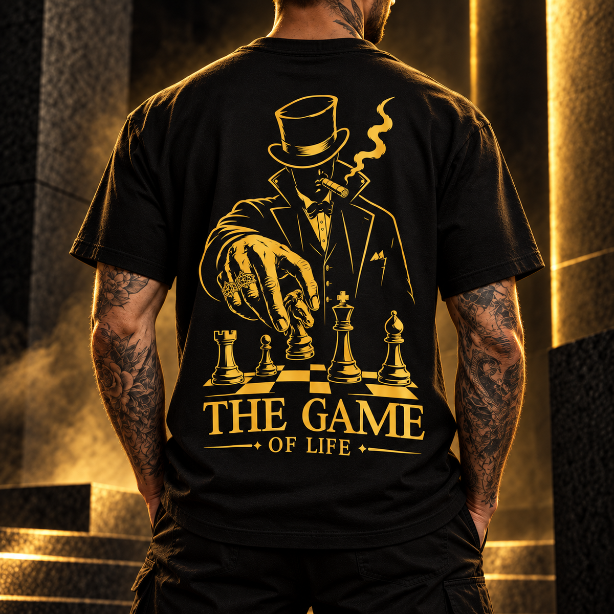 THE GAME OF LIFE – Black & Gold Streetwear