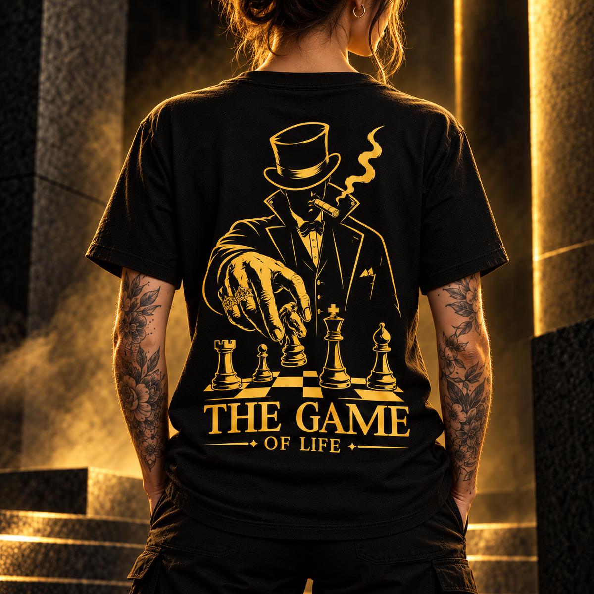 THE GAME OF LIFE – Black & Gold Streetwear