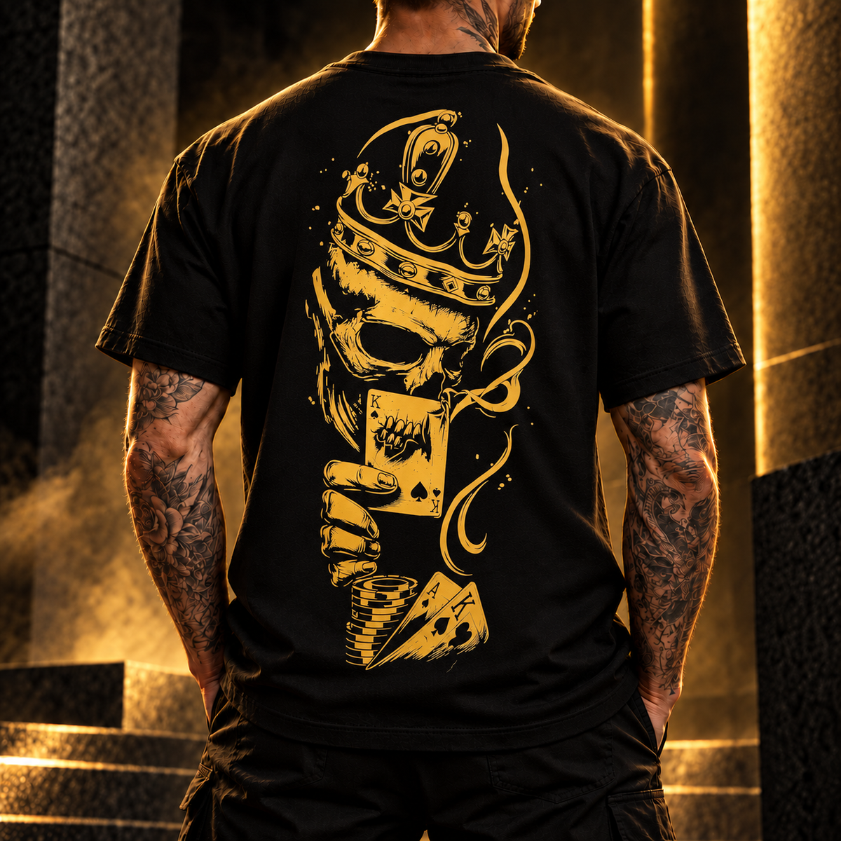 KING OF CARDS – Black & Gold Streetwear