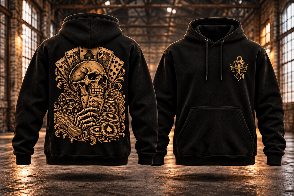 GLÜCKSSPIEL — Setz auf dich. · Bronzegold · Hoodie