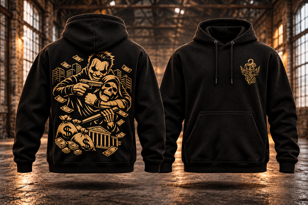 GOOD NIGHT · Bronzegold · Hoodie
